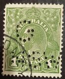 [King George V - Different Watermark, type B20]