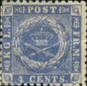 [Danish Postage Stamps - Value in "CENT", type A5]