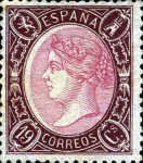[Queen Isabella II - As Previous, Perforated, Typ R10]