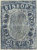 [Inscription: "BISHOP'S CITY POST CLEV O." - Without Denomination, type A]