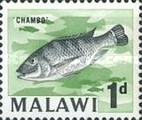 [Local Motives - Previous Issues of 1964 of Nyasaland but Overprinted "MALAWI", type B]