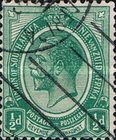 [Re George V  - Filigrana: Testa di antilope - Stampatore: De La Rue & Co. Ltd., Scrivi B1]