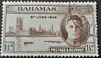 [Victory in WWII - King George VI & Houses of Parliament, प्रकार AB]