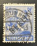 [BERLIN in Black Overprint on "Allied Occupation Zone" Stamps, Typ A12]