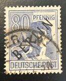 [BERLIN in Black Overprint on "Allied Occupation Zone" Stamps, Typ A14]