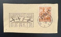 [BERLIN in Black Overprint on "Allied Occupation Zone" Stamps, type A8]