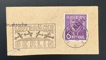 [BERLIN in Black Overprint on "Allied Occupation Zone" Stamps, type A1]