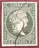 [Queen Isabella II - Bluish Paper, type A1]