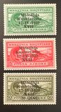 [Airmail - National Congress - Stamps of 1930 Overprinted "Mbledhja - Kushtetuëse - 12-IV-1939 - XVII", Tipi CD]