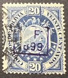 [Number 38-44 Handstamped, タイプ E18]