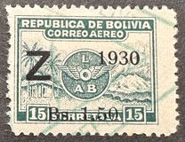 [Airmail - Issue of 1928 Surcharged, type BH3]