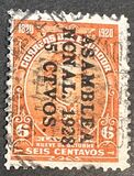 [National Assembly - Issues of 1920 Overprinted "ASAMBLEA NCNAL 1928" and Surcharged, type GK]