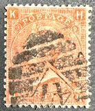 [Queen Victoria - Large White Control Letters in Corners, type L1]