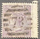 [Queen Victoria - Large White Control Letters in Corners, type M1]