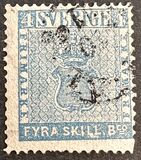 [Coat of Arms - Value in Skilling Banco, type A1]