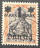 [German Empire Stamp Overprinted, Scrivi E]
