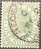 [No. 14 Overprinted "POSTAGE", Tip K]