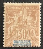 [Inscription: "GUADELOUPE ET DEPENDANCES", 类型 G8]