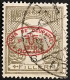 [Hungarian Stamps Overprinted, type A2]