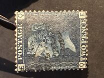 [Queen Victoria - Colored Control Letters in Corners, type J]