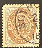 [Danish Postage Stamps - Value in "CENT", Scrivi B13]