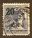 [Overprinted "Allied Occupation Zone" Stamps, type T2]