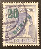 [Overprinted "Allied Occupation Zone" Stamps, type T2]