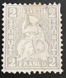[Helvetia - New Design - Value in Corners - White Paper, type K]