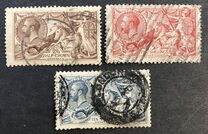 [King George V - No.141-143 With New Drawing, type CC7]
