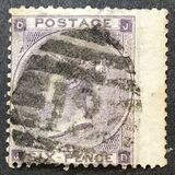 [Queen Victoria - Small White Control Letters in Corners, Tipe M]