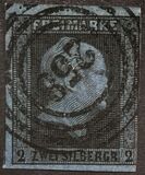 [King Friedrich Wilhelm IV - Hatched Background, Engraved, type A4]