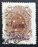 [Issue of 1890-1891 Surcharged in Lilac Red, type BE5]
