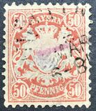[Coat of Arms - Value in "PFENNIG", tegund D35]