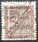 [Mozambique Stamps of 1893-1894 Overprinted "L. MARQUES - CENTENARIO - DE S. ANTONIO - MDCCCXCV", type D]