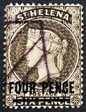 [Queen Victoria - Not Issued Stamps Surcharged. New Watermark, type B34]