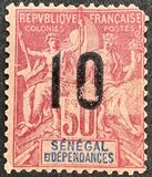 [Navigation & Commerce Stamps of 1892 & 1900 Surcharged, type XYD9]