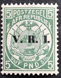 [South Africa Republic Postage Stamps Overprinted "V.R.I", típus G11]