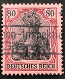 [German Empire Postage Stamps Surcharged, type A9]