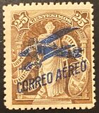 [Airmail - Issue of 1900 Overprinted "CORREO AEREO" and Airplane, نوع FA]