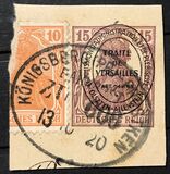 [German Empire Postage Stamps Overprinted, type B3]