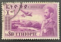 [Airmail - Views with Medallion Portrait of Haile Selassie Inset, type IT]