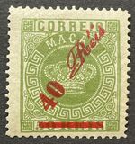 [Nos. 4 & 6 Surcharged, type C4]