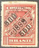 [Newspaper Stamps of 1889 Surcharged, نوع BB3]