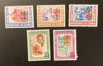 [Malaria Eradication - Issues of 1960 Overprinted with Malaria Eradication Emblem and "ERADICATION DE LA MALARIA", type T1]