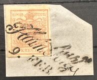 [Coat of Arms - Hand-made Paper with Watermark K.K.H.M. in Sheet, Typ A4]