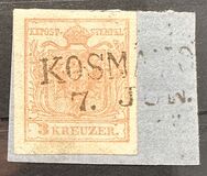 [Coat of Arms - Hand-made Paper with Watermark K.K.H.M. in Sheet, Typ A4]