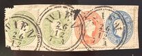 [Emperor Franz Josef I, 1830-1916 - Embossed, प्रकार G]