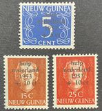 [Numbers 6, 10 & 12 Overprinted "hulp - nederland - 1953", typ A9]