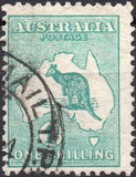 [Definitive Issues - Kangaroo and Map - Different Watermark, Scrivi A28]