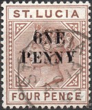 [Queen Victoria Surcharged, Scrivi C3]